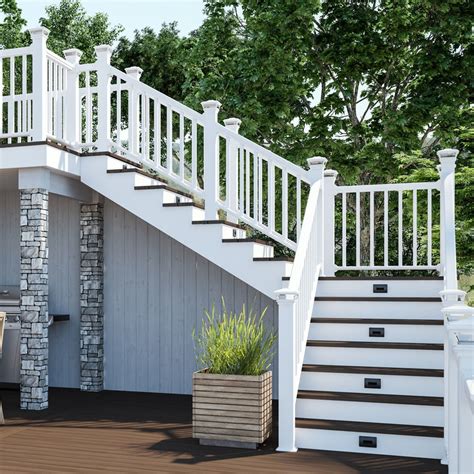 composit deck railing with metal cores brackets assembled|Deckorators® Grab & Go Contemporary Composite .